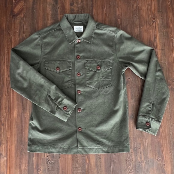 Buck Mason Alpha Military Shirt Jacket Size:Small Japanese Cotton - Picture 3 of 11